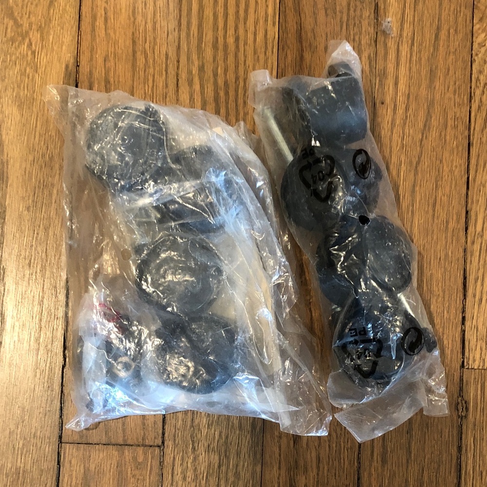 NWT Lot of Two Sets of Black Caster Wheels
